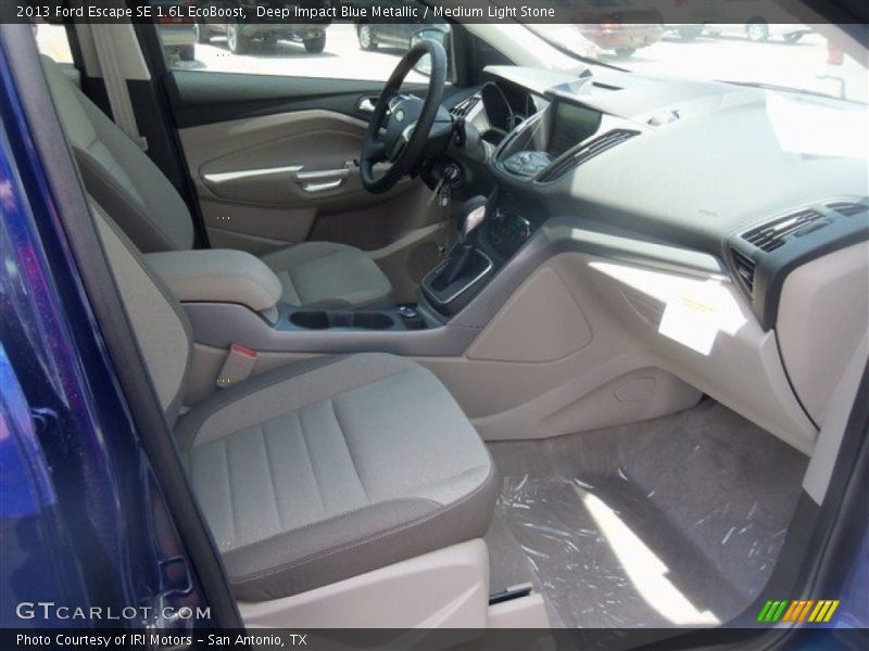 Deep Impact Blue Metallic / Medium Light Stone 2013 Ford Escape SE 1.6L EcoBoost