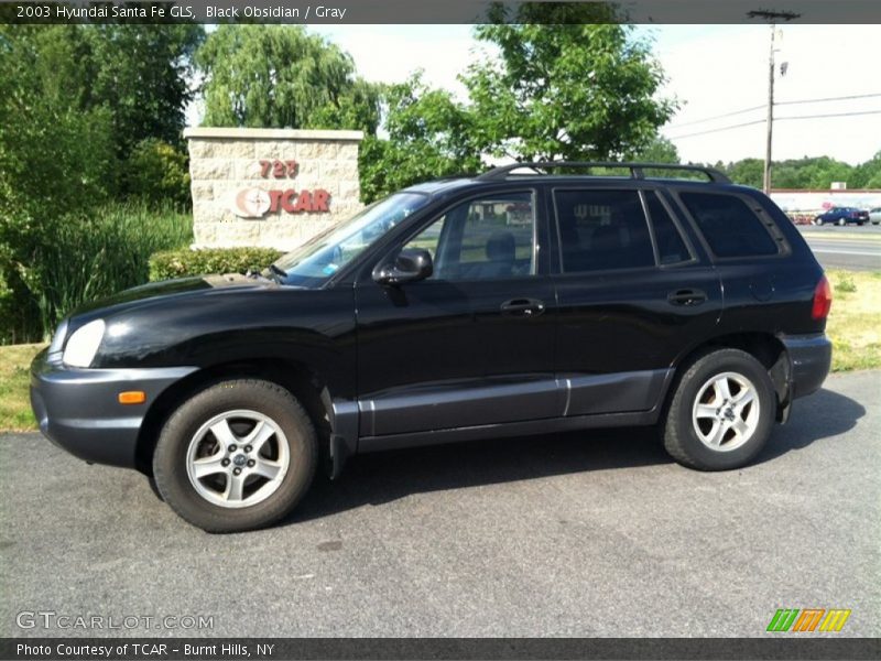Black Obsidian / Gray 2003 Hyundai Santa Fe GLS