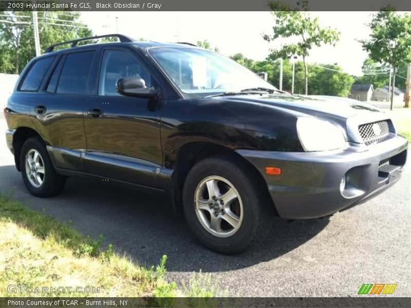 Black Obsidian / Gray 2003 Hyundai Santa Fe GLS