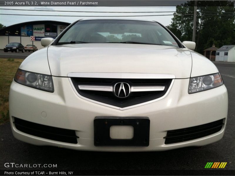 White Diamond Pearl / Parchment 2005 Acura TL 3.2