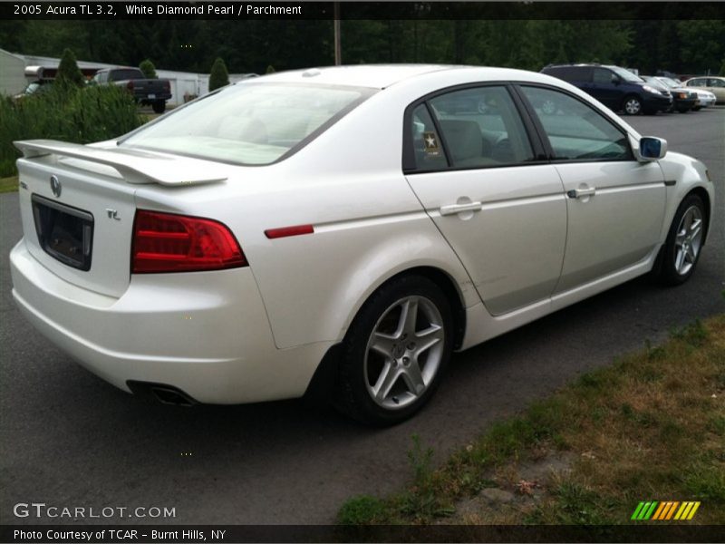 White Diamond Pearl / Parchment 2005 Acura TL 3.2