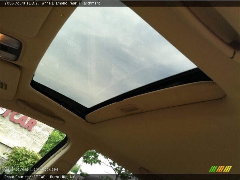 White Diamond Pearl / Parchment 2005 Acura TL 3.2