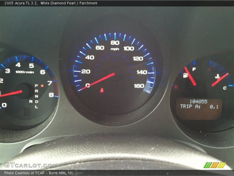 White Diamond Pearl / Parchment 2005 Acura TL 3.2