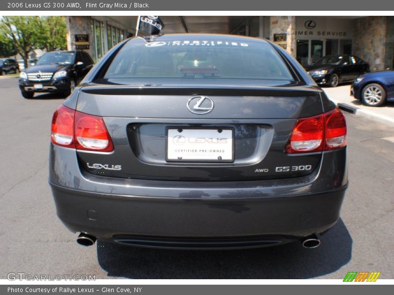 Flint Gray Mica / Black 2006 Lexus GS 300 AWD