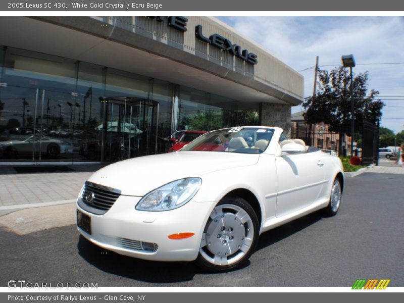 White Gold Crystal / Ecru Beige 2005 Lexus SC 430