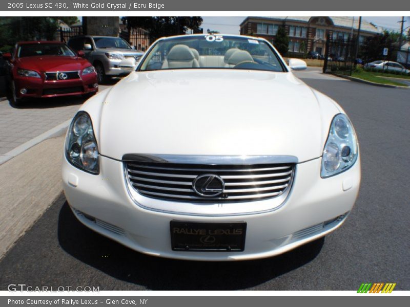 White Gold Crystal / Ecru Beige 2005 Lexus SC 430
