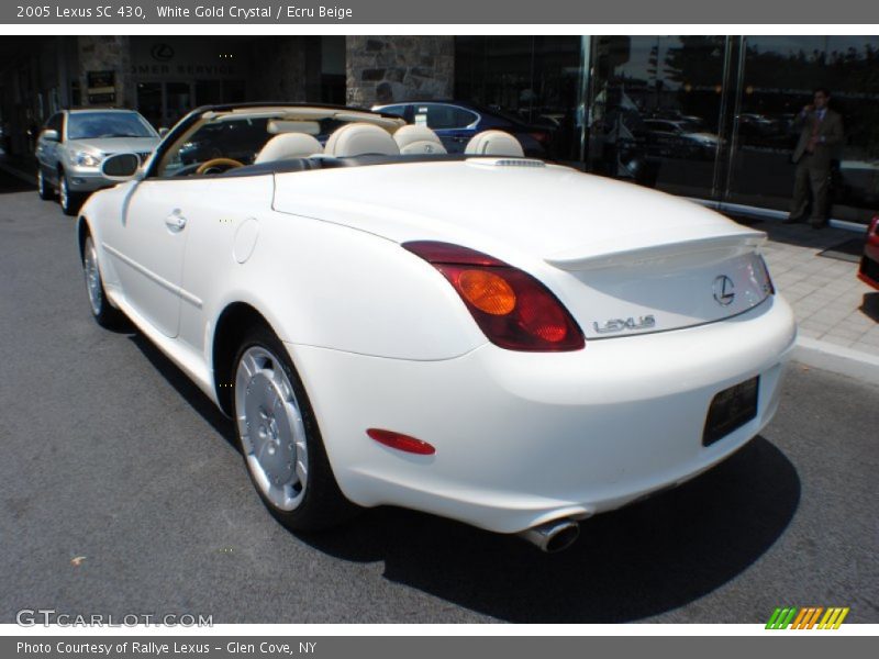White Gold Crystal / Ecru Beige 2005 Lexus SC 430