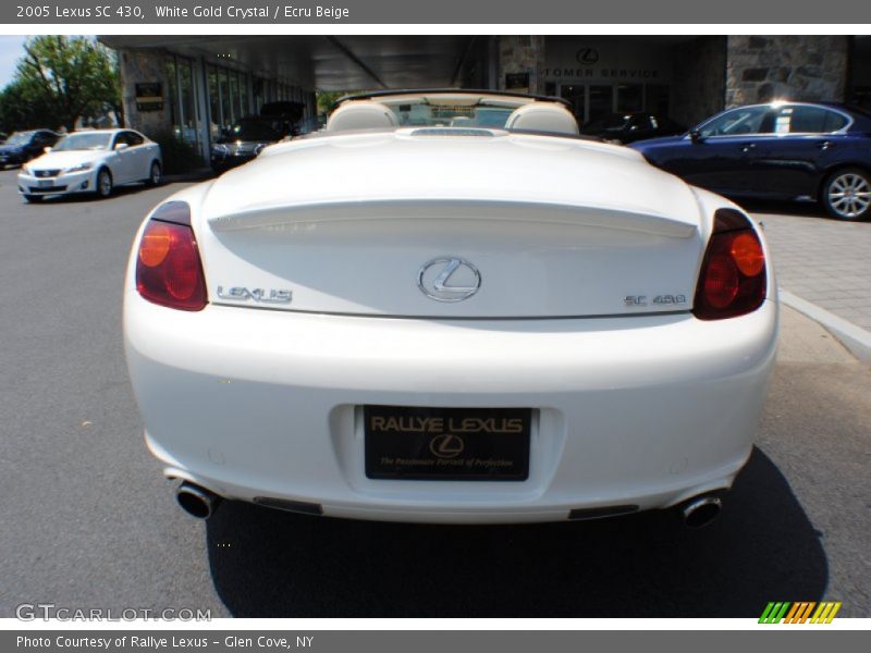 White Gold Crystal / Ecru Beige 2005 Lexus SC 430