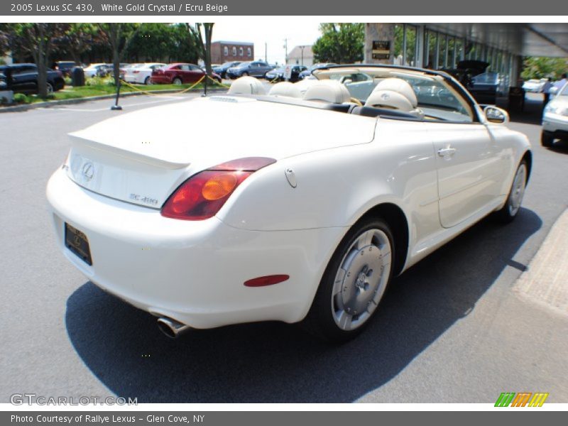 White Gold Crystal / Ecru Beige 2005 Lexus SC 430