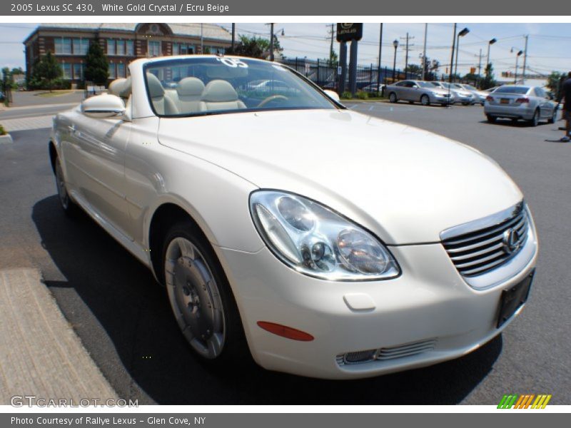 White Gold Crystal / Ecru Beige 2005 Lexus SC 430