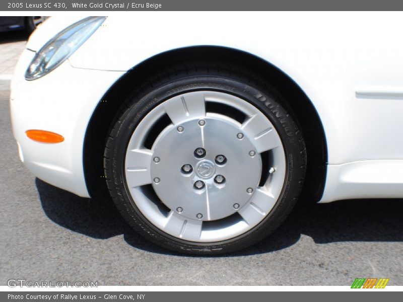 White Gold Crystal / Ecru Beige 2005 Lexus SC 430