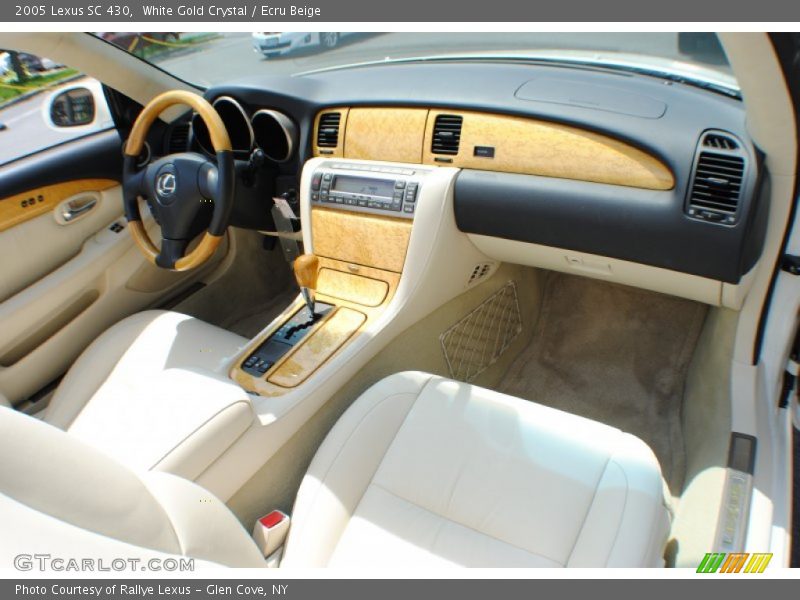White Gold Crystal / Ecru Beige 2005 Lexus SC 430