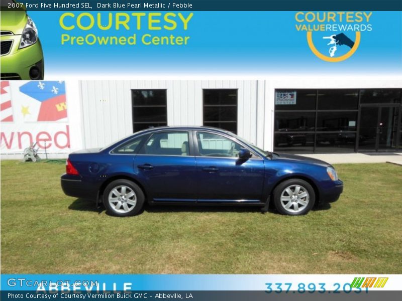 Dark Blue Pearl Metallic / Pebble 2007 Ford Five Hundred SEL