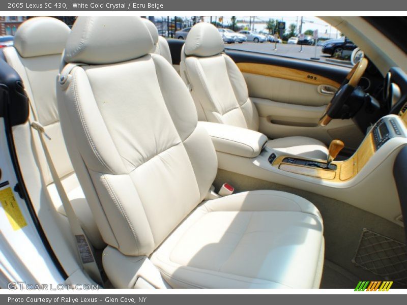 White Gold Crystal / Ecru Beige 2005 Lexus SC 430