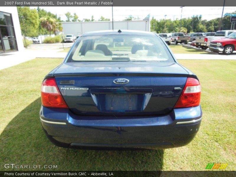 Dark Blue Pearl Metallic / Pebble 2007 Ford Five Hundred SEL