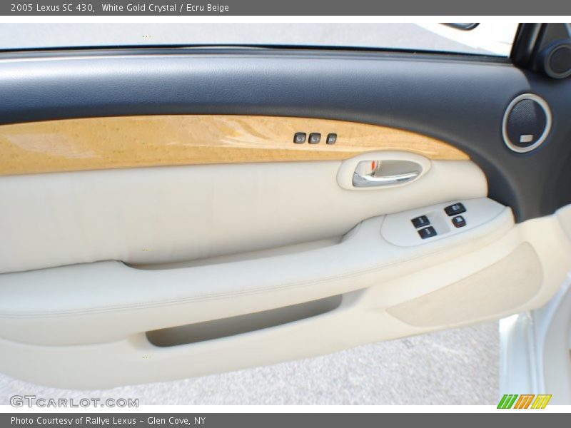 White Gold Crystal / Ecru Beige 2005 Lexus SC 430