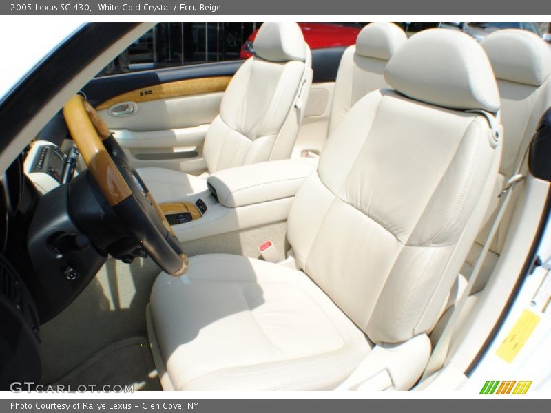 White Gold Crystal / Ecru Beige 2005 Lexus SC 430