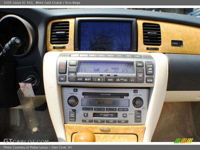 White Gold Crystal / Ecru Beige 2005 Lexus SC 430