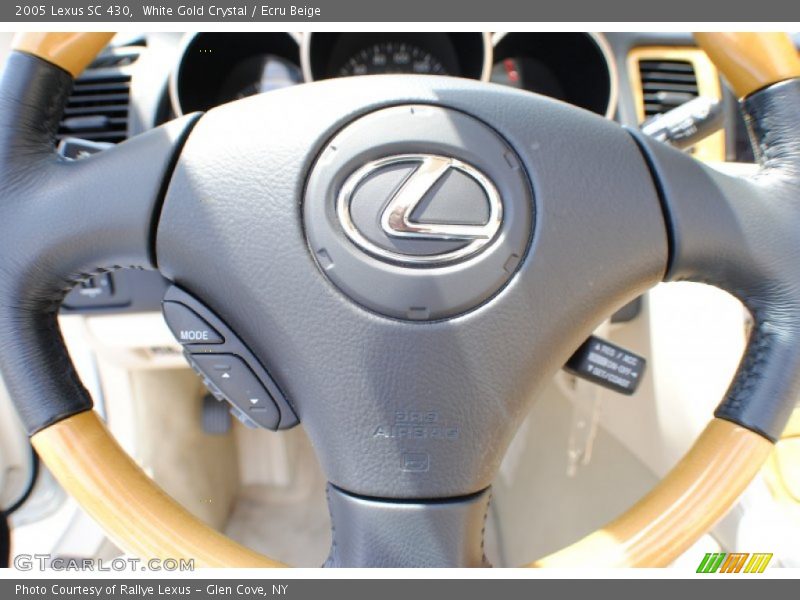 White Gold Crystal / Ecru Beige 2005 Lexus SC 430