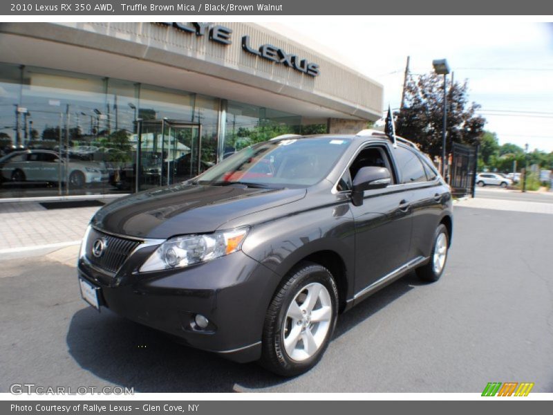 Truffle Brown Mica / Black/Brown Walnut 2010 Lexus RX 350 AWD