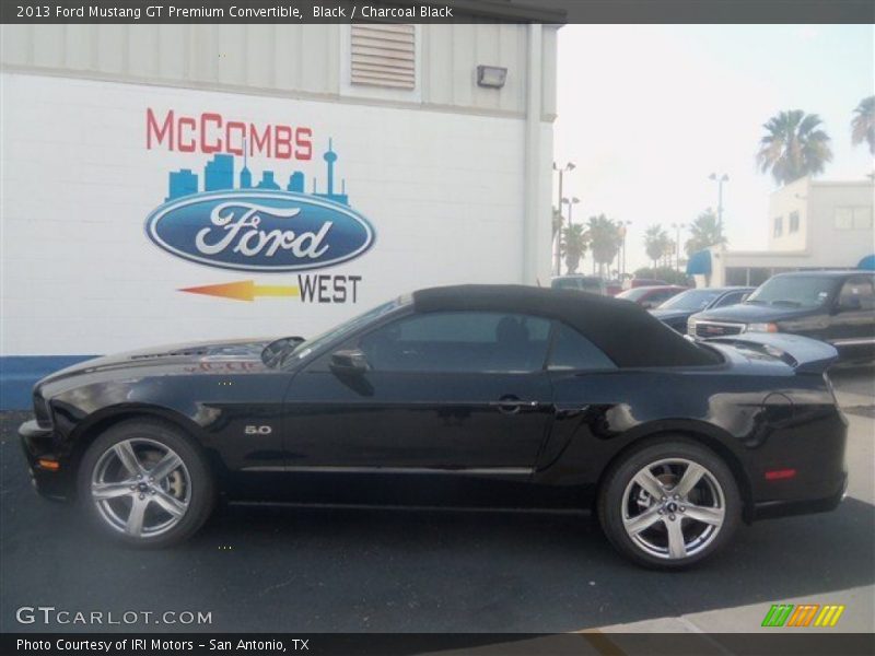 Black / Charcoal Black 2013 Ford Mustang GT Premium Convertible