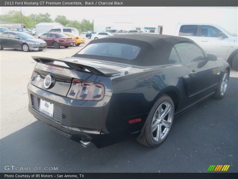 Black / Charcoal Black 2013 Ford Mustang GT Premium Convertible