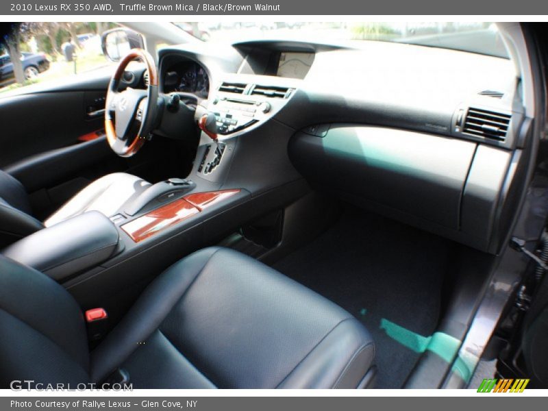 Truffle Brown Mica / Black/Brown Walnut 2010 Lexus RX 350 AWD