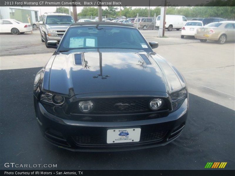 Black / Charcoal Black 2013 Ford Mustang GT Premium Convertible