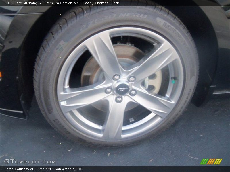 Black / Charcoal Black 2013 Ford Mustang GT Premium Convertible