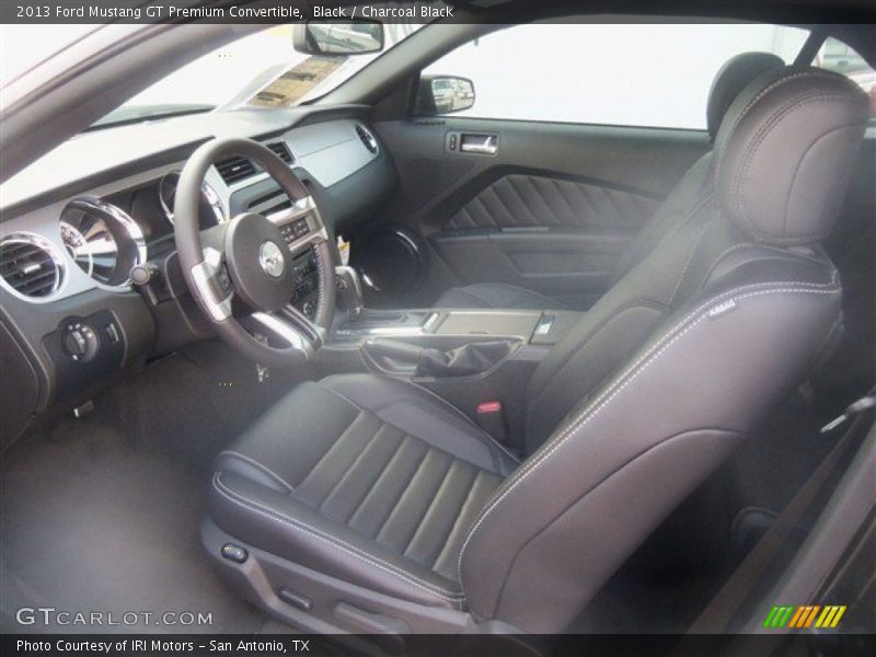 Black / Charcoal Black 2013 Ford Mustang GT Premium Convertible