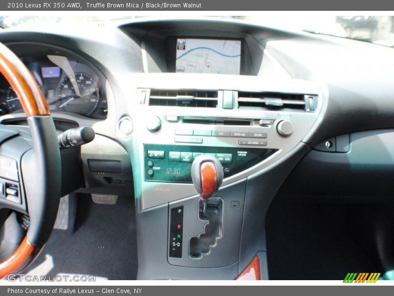 Truffle Brown Mica / Black/Brown Walnut 2010 Lexus RX 350 AWD