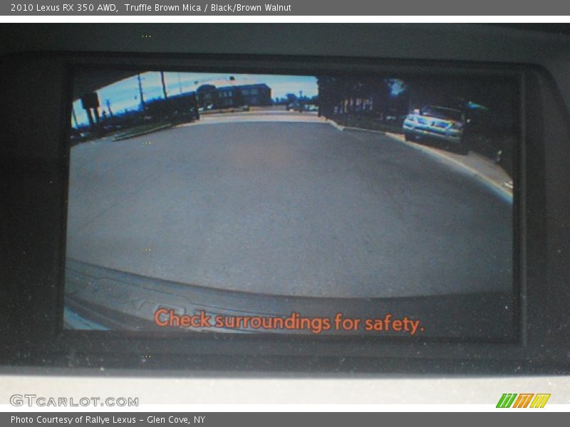Truffle Brown Mica / Black/Brown Walnut 2010 Lexus RX 350 AWD