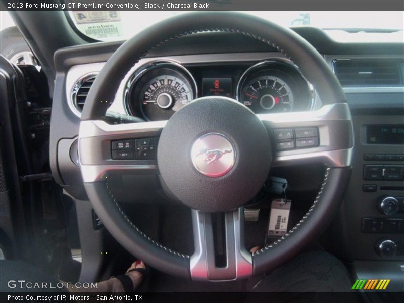 Black / Charcoal Black 2013 Ford Mustang GT Premium Convertible