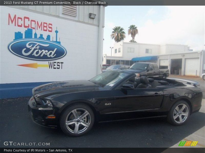 Black / Charcoal Black 2013 Ford Mustang GT Premium Convertible