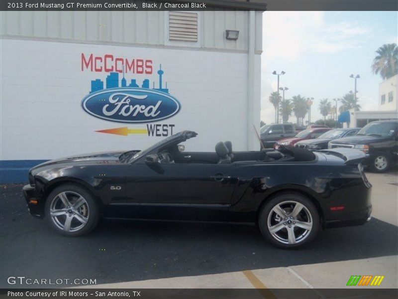 Black / Charcoal Black 2013 Ford Mustang GT Premium Convertible