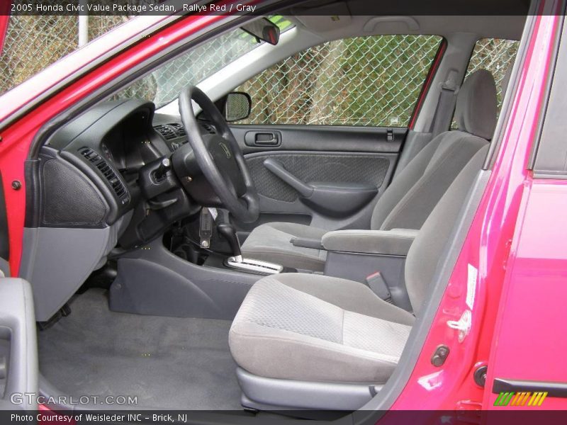 Rallye Red / Gray 2005 Honda Civic Value Package Sedan