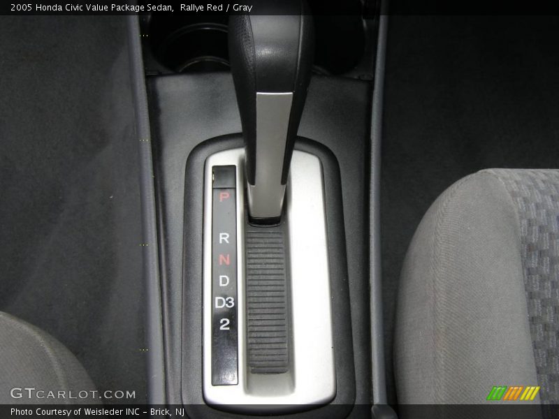 Rallye Red / Gray 2005 Honda Civic Value Package Sedan