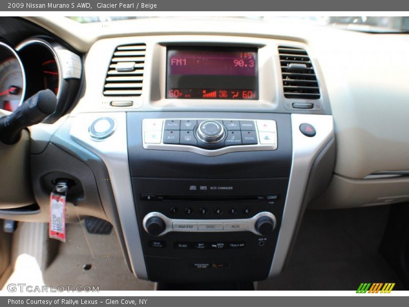 Glacier Pearl / Beige 2009 Nissan Murano S AWD