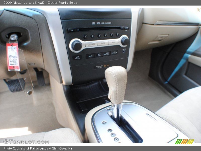 Glacier Pearl / Beige 2009 Nissan Murano S AWD