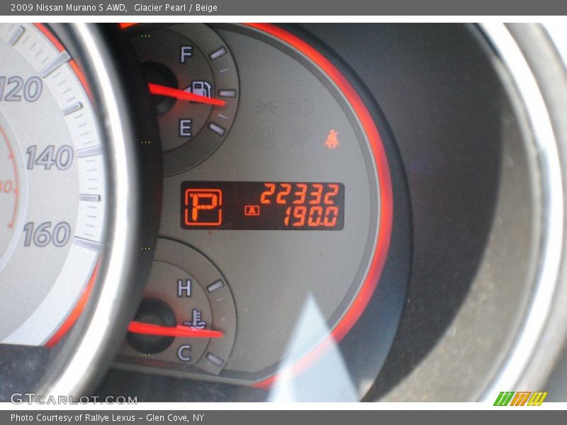 Glacier Pearl / Beige 2009 Nissan Murano S AWD