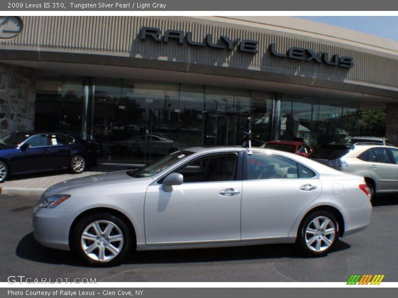 Tungsten Silver Pearl / Light Gray 2009 Lexus ES 350