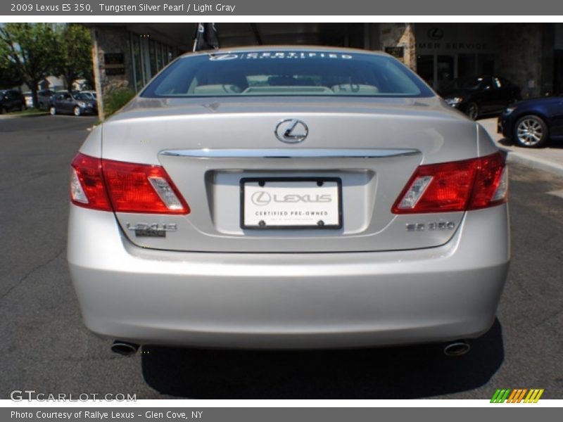 Tungsten Silver Pearl / Light Gray 2009 Lexus ES 350