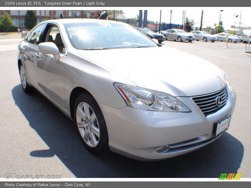 Tungsten Silver Pearl / Light Gray 2009 Lexus ES 350