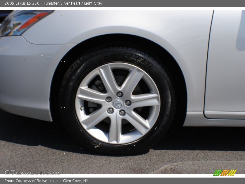 Tungsten Silver Pearl / Light Gray 2009 Lexus ES 350
