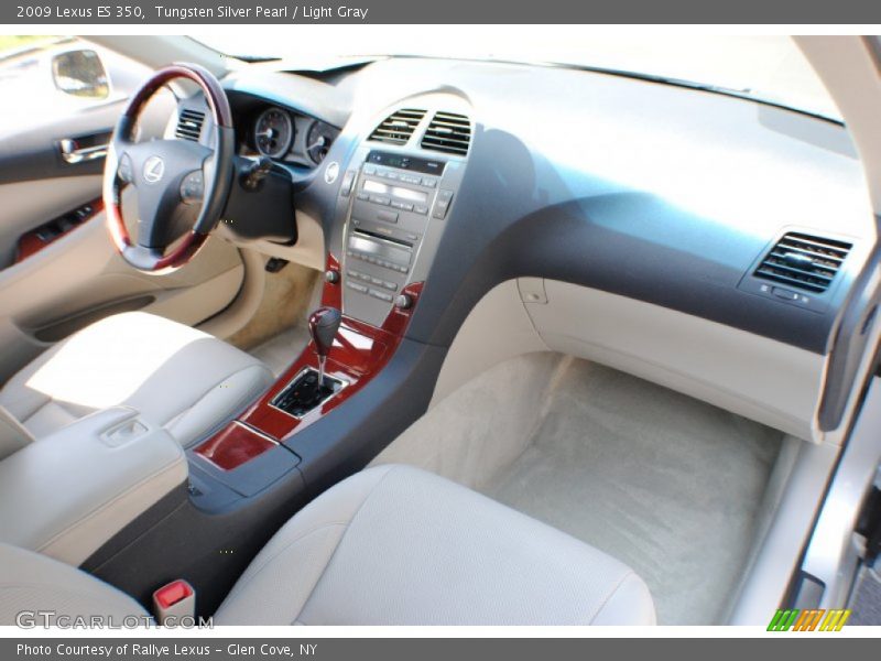 Tungsten Silver Pearl / Light Gray 2009 Lexus ES 350