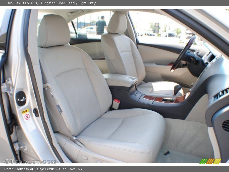 Tungsten Silver Pearl / Light Gray 2009 Lexus ES 350