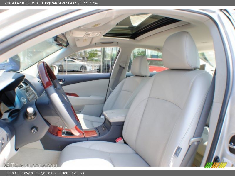 Tungsten Silver Pearl / Light Gray 2009 Lexus ES 350