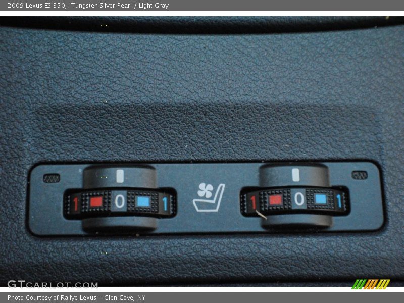 Tungsten Silver Pearl / Light Gray 2009 Lexus ES 350