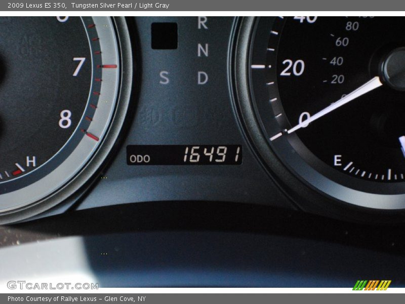 Tungsten Silver Pearl / Light Gray 2009 Lexus ES 350