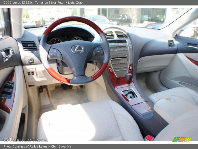 Tungsten Silver Pearl / Light Gray 2009 Lexus ES 350